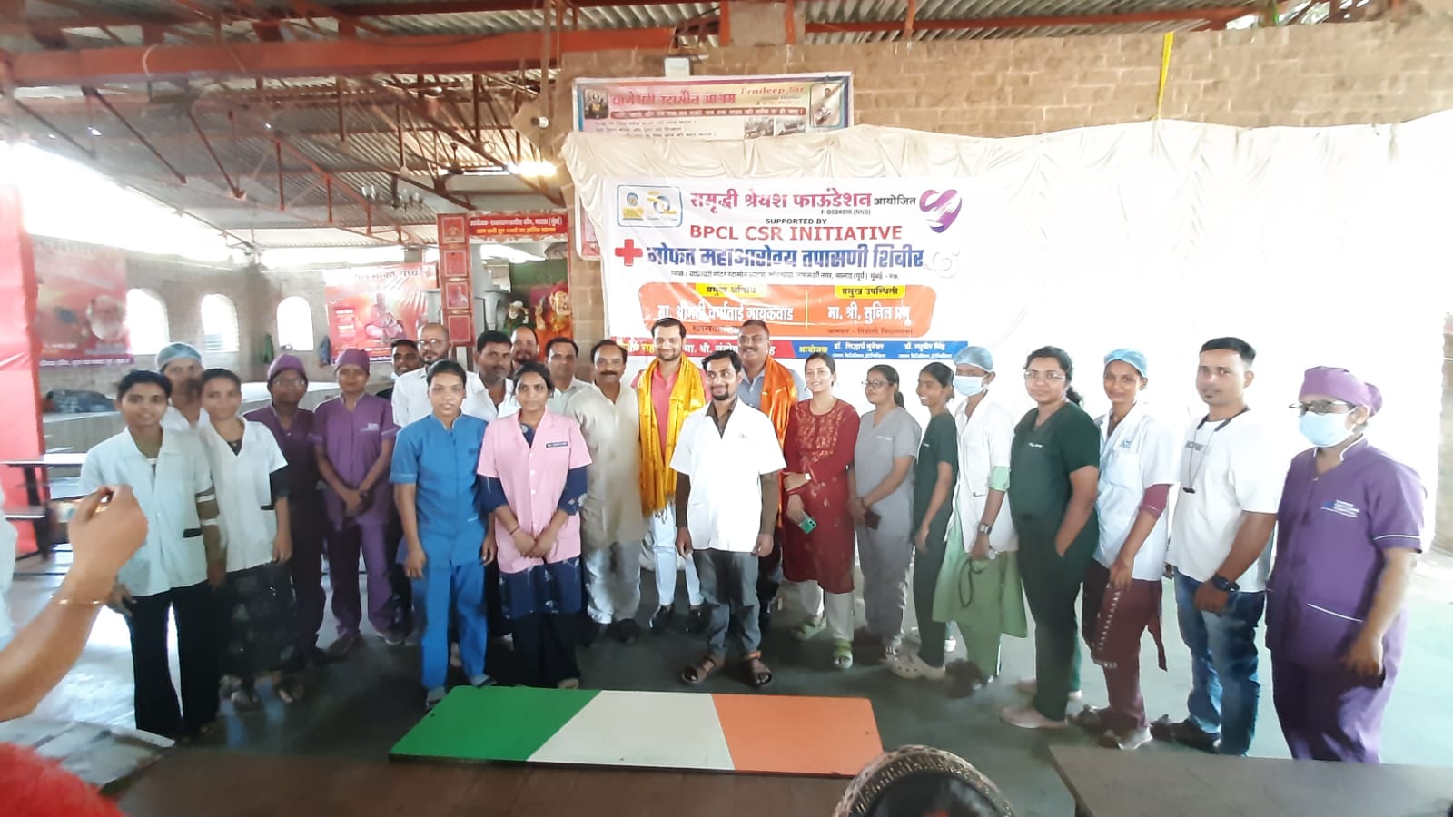 Women in a skill training program